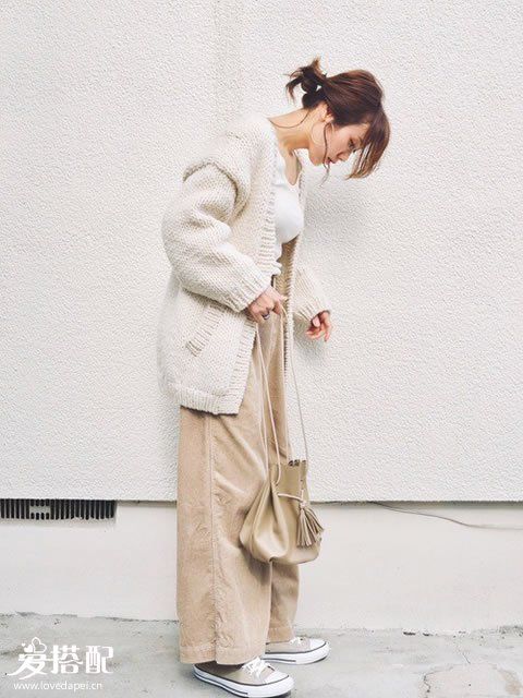 春季米色小清新穿搭，秒變氣質(zhì)鄰家女孩